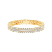 Pear Cut Lab Grown Diamond Bangle Bracelet