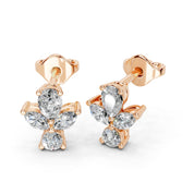 Multishape Fancy 0.82 cttw lab grown diamond studs