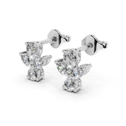 Multishape Fancy 0.82 cttw lab grown diamond studs