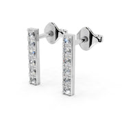 Long Bar 0.3 Cttw Lab Grown Diamond Earrings