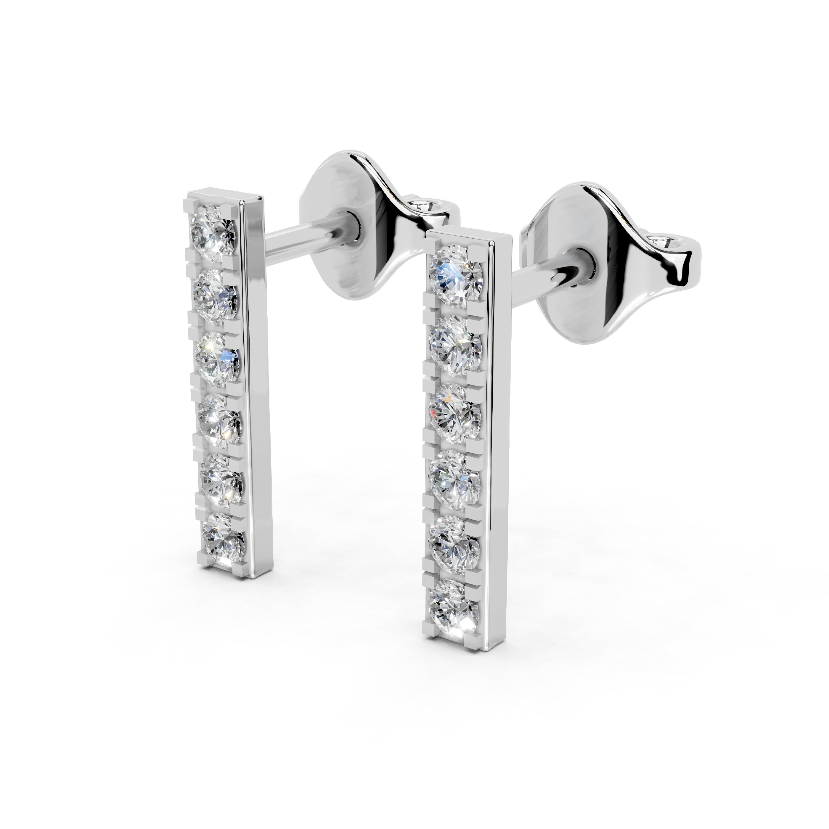 Long Bar 0.3 Cttw Lab Grown Diamond Earrings