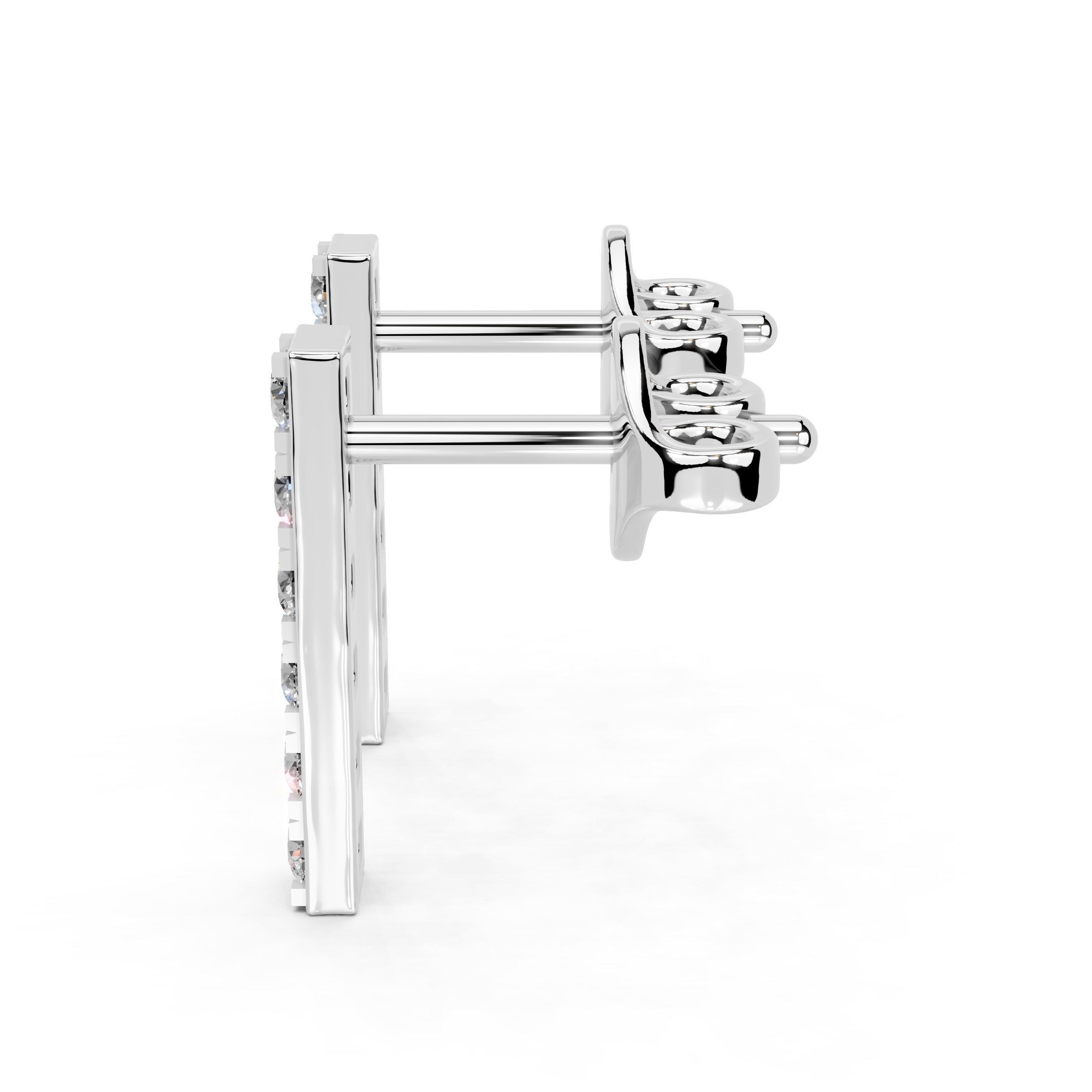 Long Bar 0.3 Cttw Lab Grown Diamond Earrings