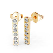 Long Bar 0.3 Cttw Lab Grown Diamond Earrings