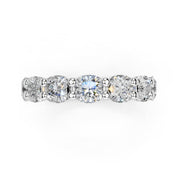 Cushion Cut Lab Grown Diamond Eternity Band