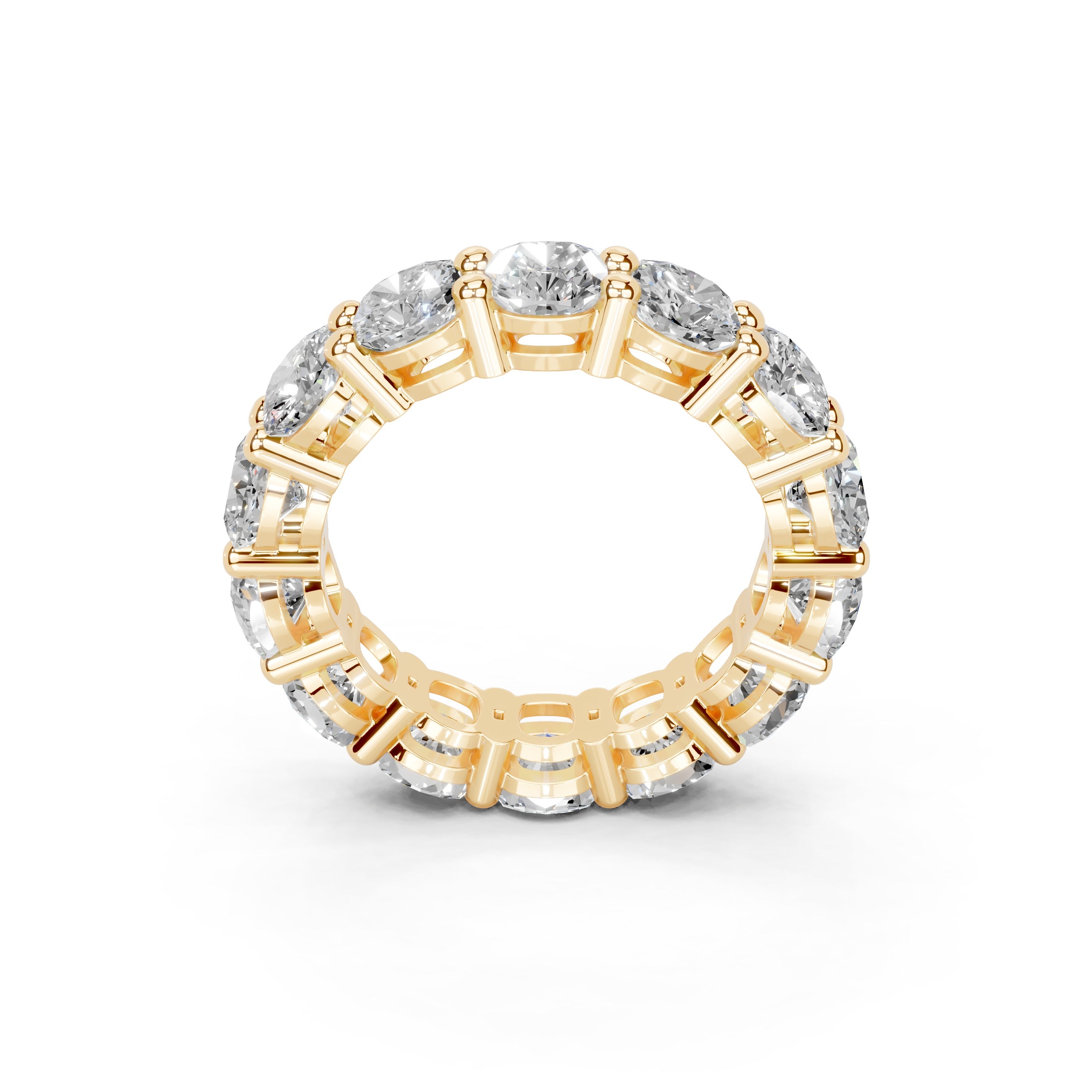 Cushion Cut Lab Grown Diamond Eternity Band