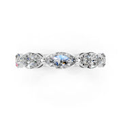 Marquise Cut Lab Grown Diamond Eternity Band