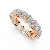 Princess Cut Lab Grown Diamond Eternity Band