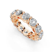 Round Cut Lab Grown Diamond Eternity Band