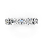 Round Cut Lab Grown Diamond Eternity Band