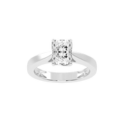 Radiant Cut Petal-shaped Solitaire Lab Grown Diamond Engagement Ring (3.5 mm width)