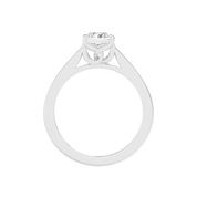 Radiant Cut Petal-shaped Solitaire Lab Grown Diamond Engagement Ring (3.5 mm width)