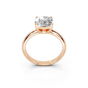 Cushion Cut Classic  Solitaire Lab Grown Diamond Engagement Ring