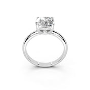 Cushion Cut Classic  Solitaire Lab Grown Diamond Engagement Ring