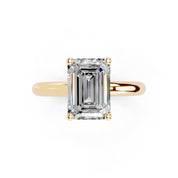 Emerald Cut Classic  Solitaire Lab Grown Diamond Engagement Ring