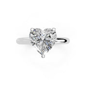 Heart Cut Classic  Solitaire Lab Grown Diamond Engagement Ring