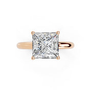 Princess Cut Classic  Solitaire Lab Grown Diamond Engagement Ring