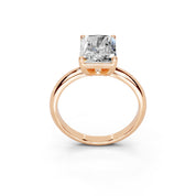 Radiant Cut Classic  Solitaire Lab Grown Diamond Engagement Ring