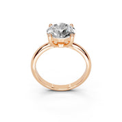 Round Cut Classic  Solitaire Lab Grown Diamond Engagement Ring