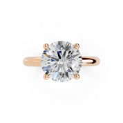 Round Cut Classic  Solitaire Lab Grown Diamond Engagement Ring