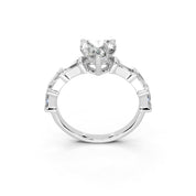 Heart Cut Fancy  Lab Grown Diamond Engagement Ring