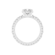 Marquise Cut Fancy Lab Grown Diamond Engagement Ring