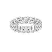 Oval Cut Lab Grown Diamond Eternity Band