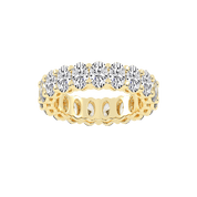 Oval Cut Lab Grown Diamond Eternity Band