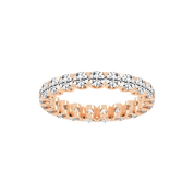 Round Cut Lab Grown Diamond Eternity Band