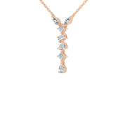 Multishape V style 3.5 Cttw Lab Grown Diamond Pendant