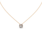 Square Cushion and Pear Cut 1.63 Cttw Lab Grown Diamond Pendant