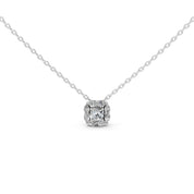 Square Cushion and Pear Cut 1.63 Cttw Lab Grown Diamond Pendant