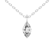 Solitaire Marquise cut 1.75 Cttw Lab Grown Diamond Pendant