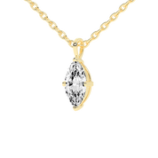 Solitaire Marquise cut 1.75 Cttw Lab Grown Diamond Pendant