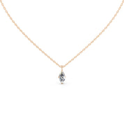 Solitaire Marquise cut 1.75 Cttw Lab Grown Diamond Pendant