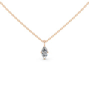 Solitaire Marquise cut 1.75 Cttw Lab Grown Diamond Pendant