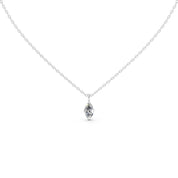 Solitaire Marquise cut 1.75 Cttw Lab Grown Diamond Pendant