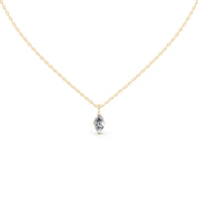 Solitaire Marquise cut 1.75 Cttw Lab Grown Diamond Pendant