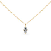 Solitaire Marquise cut 1.75 Cttw Lab Grown Diamond Pendant