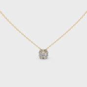 Square Cushion and Pear Cut 1.63 Cttw Lab Grown Diamond Pendant