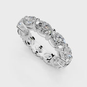 Oval Cut Lab Grown Diamond Eternity Band