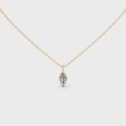 Solitaire Marquise cut 1.75 Cttw Lab Grown Diamond Pendant