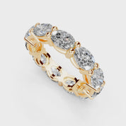 Oval Cut Lab Grown Diamond Eternity Band