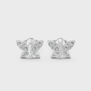 Butterfly Style 0.48 Cttw Lab Grown Diamond Earrings