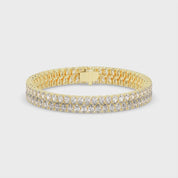 Pear Cut Lab Grown Diamond Bangle Bracelet