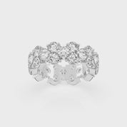 Round Cut Lab Grown Diamond Eternity Band