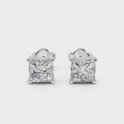 Four Prong Princess 1 Cttw Lab Grown Diamond Studs