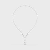 Fancy Round Cut Lab Grown Diamond Fashion Necklace