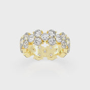 Round Cut Lab Grown Diamond Eternity Band