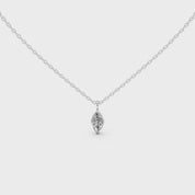 Solitaire Marquise cut 1.75 Cttw Lab Grown Diamond Pendant