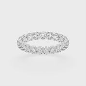 Round Cut Lab Grown Diamond Eternity Band